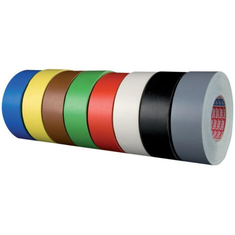 Tesa ruban vinyle 4651 Premium, 50 mm x 25 M, Noir (Par 6)