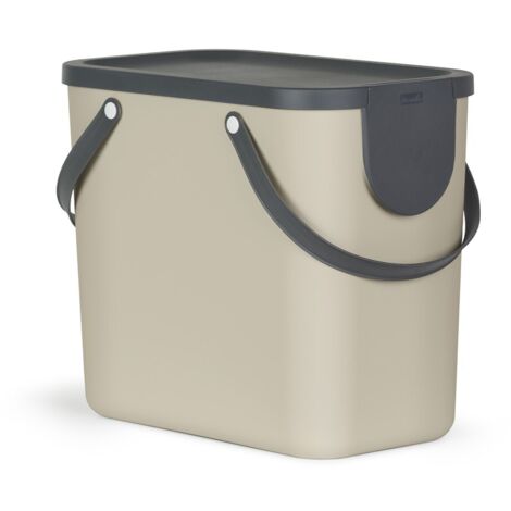 Conteneur de tri sélectif 25L ALBULA cappuccino (1/3)