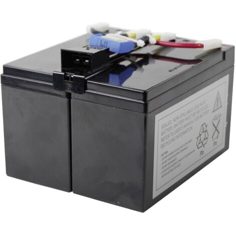 Batterie de remplacement RBC48 pour onduleur – Technologie plomb AGM – Compatible APC – Performance fiable et durable – Conrad Energy - A39211 (1/2)
