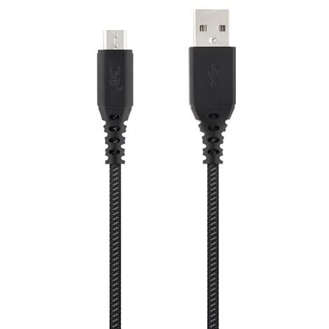 Câbles - USB & Thunderbolt TNB XTREMWORK 1.5m USB/Micro USB Cable Black/Grey (1/4)