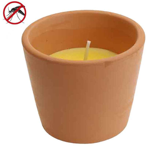 6 Bougie Terracotta Citronelle ø5,5x5cm Euro/uni (1/2)