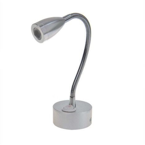 PROPLUS SURFACE MOUNTED SPOT 1 LED AVEC FLEXIBLE GOOSENECK 12 V 120LM Ø65 X 110-260 MM (1/5)