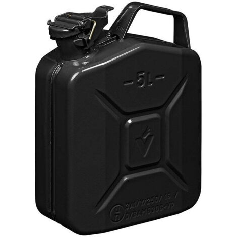 Jerrican 5l metal noir homologue un - tuvgs (1/4)
