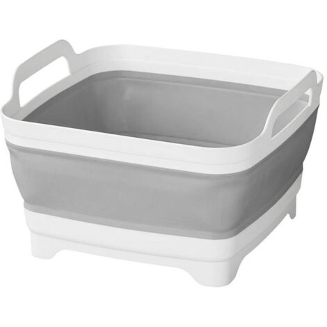 Cuve de lavage avec bouchon passoire pliable (1/8)