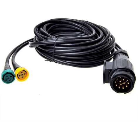 Faisceau de cables 9m avec fiche 13 broches et 2x connecteur 5 broches (1/2)