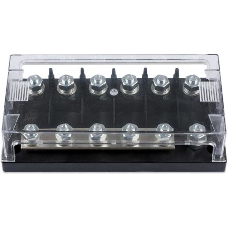 Porte-fusible solaire 6 voies – CIP050060000 – Pour méga fusibles – Installation facile en extérieur – Résistant aux intempéries – Victron Energy
