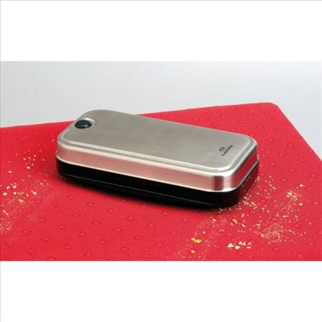 Ramasse miettes inox à rouleaux – Dimensions 9,5 x 16,5 cm – Nettoyage efficace des surfaces – Pour miettes et petits débris – Lacor
