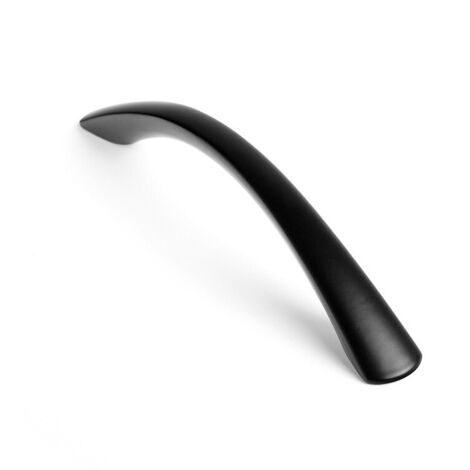 REI – Lot de 4 poignées de meuble 128 mm en aluminium tropicalisé – Finition noire mate – Installation facile avec vis incluses