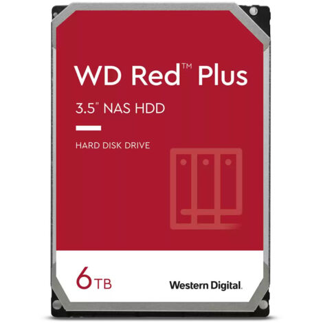 Western Digital Red Plus WD60EFPX disque dur 3.5" 6 To Série ATA III