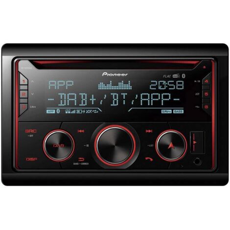 Pioneer FH-S820DAB Autoradio 2 DIN tuner DAB+, kit mains libres bluetooth, AppRadio Q675942 (1/2)
