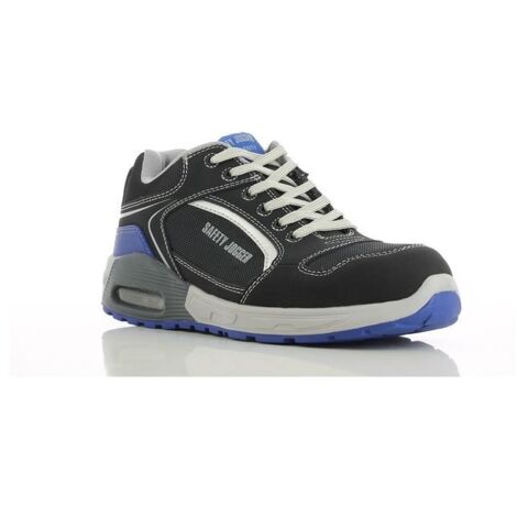 Sneakers di sicurezza Safety Jogger Raptor S1P 100% non metalliche Nero / Blu 40 (1/4)