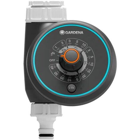 Gardena – Programmateur arrosage – Alimentation 9V – Pression 0,5-12 bar – 15 programmes préréglés – Installation simple au robinet