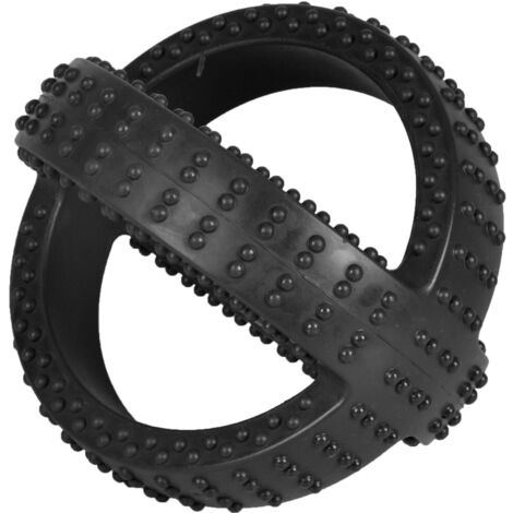 Balle Gladiator noir ø 13.5 cm jouet pour chien - Flamingo (1/3)