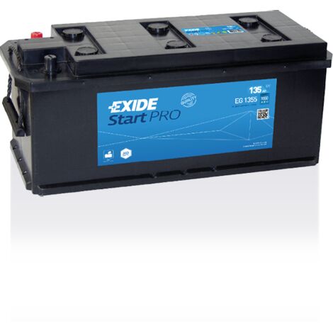 BATTERIE EXIDE CV RANGE DB8 12V 135AH 1000A 514X175X210 +G EG1355