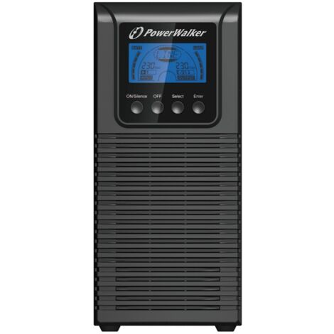 PowerWalker VFI 1000 TGS Double conversion (en ligne) 1 kVA 900 W 3 sortie(s) CA