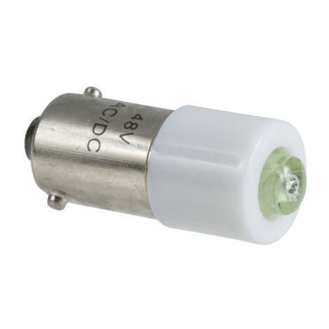 Harmony lampe de signalisation LED - blanc - BA9s - 24V CA CC (DL1CJ0241) (1/4)