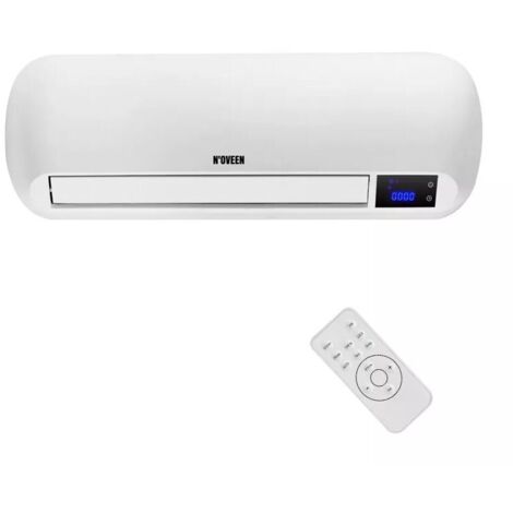 Rideau d'air soufflant HC2100 – 2000W – Débit d'air 110 m³/h – Fonction SWING – Télécommande incluse – Pour intérieur – Noveen (1/3)