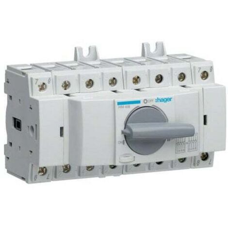 Commutat modulaire 4P 80A - APPAREILLAGE DE TETE HAGER HIM408 (1/2)