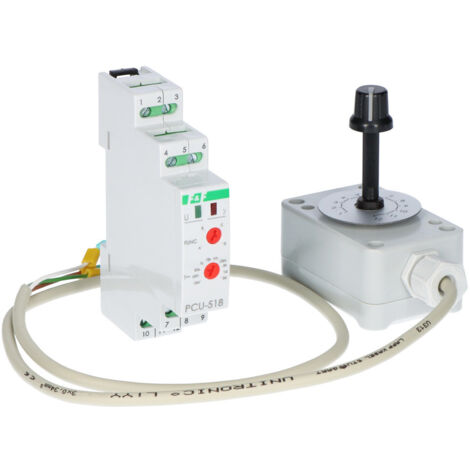Relais temporisé PCU-518 avec potentiomètre de réglage de l'heure externe (1/2)