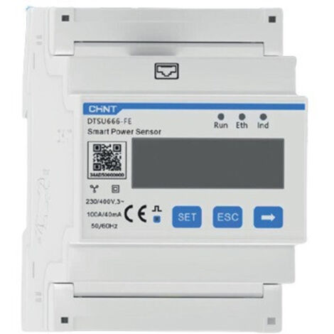 Capteur de puissance intelligent DTSU666-FE – Mesure précise consommation énergie – Idéal pour gestion efficace de l'énergie