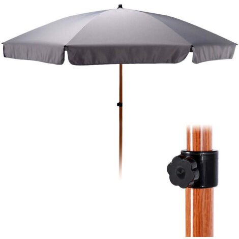 Ambiance Parasol Progarden Gris 220 cm Diamètre (1/5)
