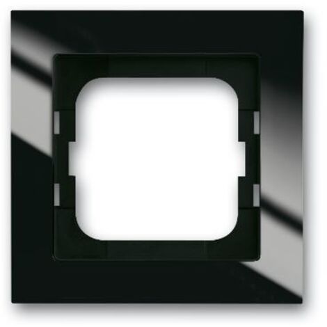 BUSCH-JAEGER 1721-281 PLAQUE SIMPLE, AXCENT, NOIR (1/3)