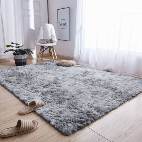 Tapis Strado à poils longs Ombre 250 x 350 cm (gris clair) (1/5)