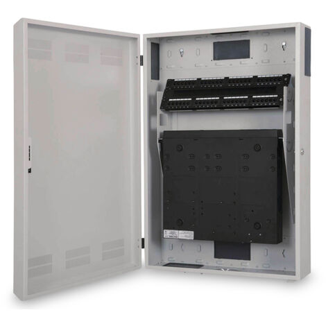 Digitus DN 19 WM 3H3V SL armoire murale gris clair (1/2)