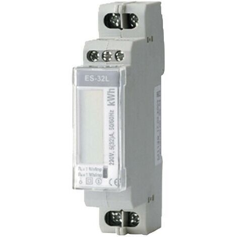 ENTES ES-32L 101512 Compteur d'énergie monophasé numérique 32 A conformité MID: non 1 pc(s) Q56474 (1/5)