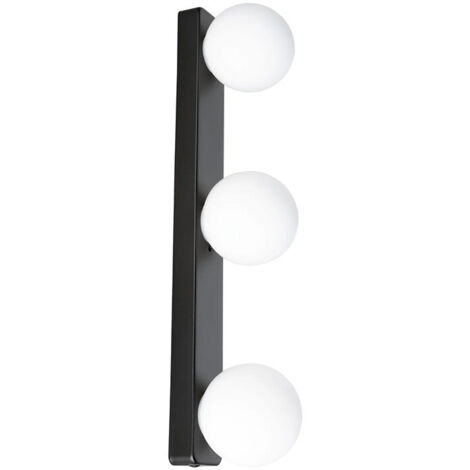 Plafonnier Gove IP44 G9 230V Max. 3x20w Matt noir dimmable, satin (1/5)
