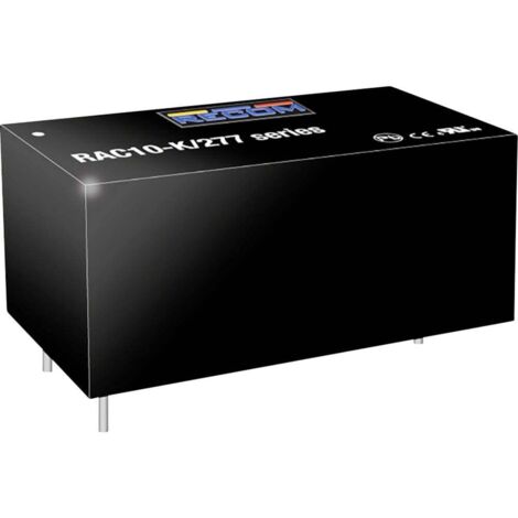 RECOM RAC10-12SK/277 Alimentation CA/CC pour circuits imprimés 12 V 10 W Y246132 (1/2)