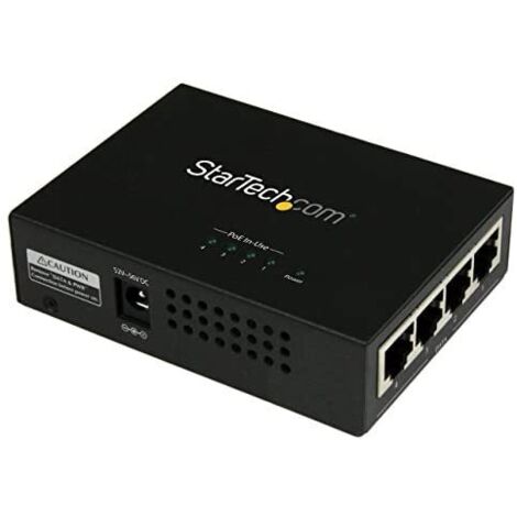 startechcom POEINJ4G injecteur poe 4 ports noir (1/5)