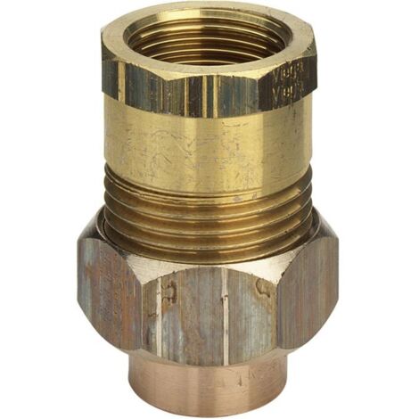 raccord de tuyau Viega 106690 18 mm x Rp 2000 /2, bronze/laiton, joint conique (1/2)