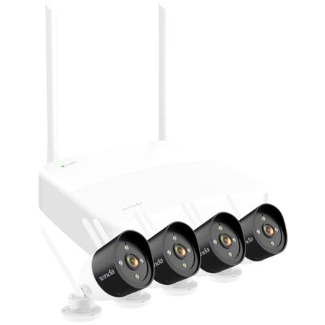 Tenda K4W-3TC kit de vidéo-surveillance Avec fil &sans fil 4 canaux