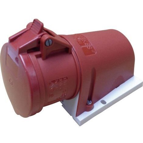 Prise murale femelle CEE 32 A 5 pôles MENNEKES Mennekes 32 400 V rouge 1 pc(s) (1/4)