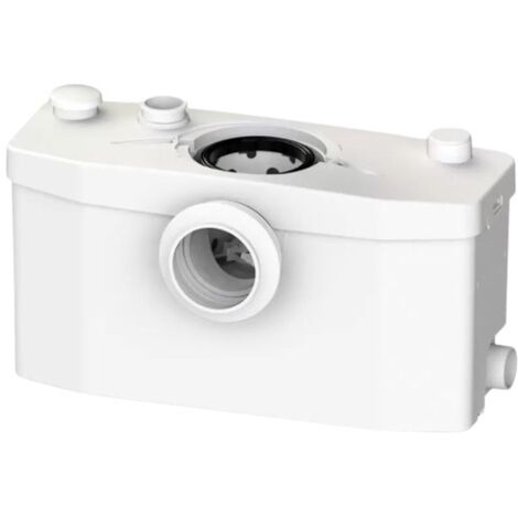 SFA – Broyeur adaptable 400W pour WC et douche – 4 entrées – Moteur silencieux 46 dB(A) – Refoulement horizontal 100m