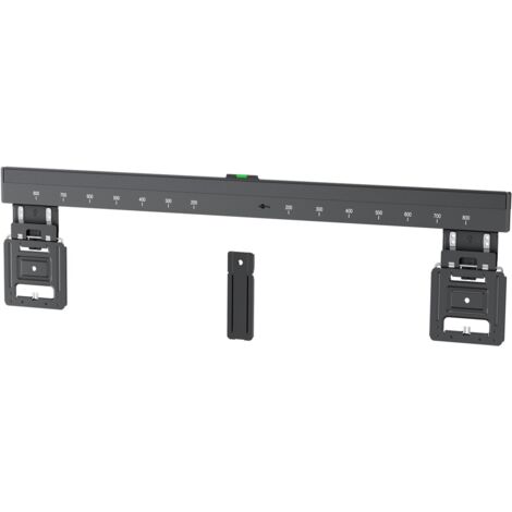 Support mural TV ultraslim FIXED XL – Pour écrans 43 à 100 pouces – Charge max 75 kg – Design ultraplat 9,5 mm – Installation facile – Goobay (1/5)