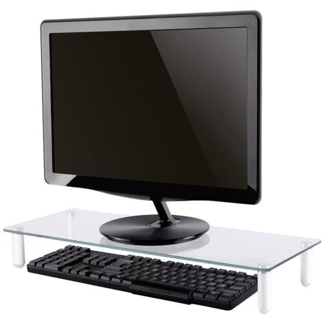 neomounts NS10 Support moniteur verre transparent 8 cm (1/4)