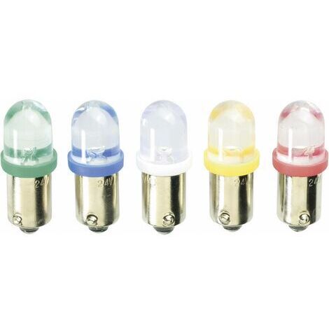 Barthelme 59092411 Voyant de signalisation LED rouge BA9S 24 V/DC, 24 V/AC D53460 (1/4)