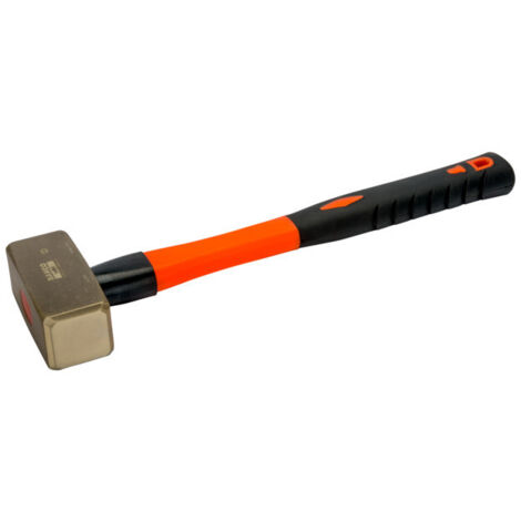 Bahco Marteau de serrurier antidéflagrant, type allemand, manche fibre de verre AL-BR, 43 mm - NS500-1500-FB (1/2)