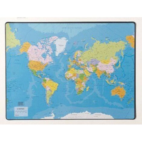 Esselte Planisphère sous-main de bureau coloré 40x53 cm (1/2)