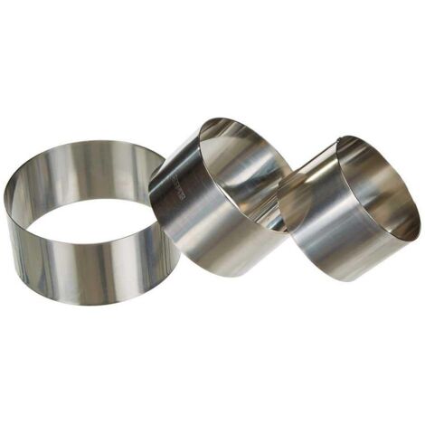 ibili Set de cercles à pâtisserie acier inoxydable argent (1/3)