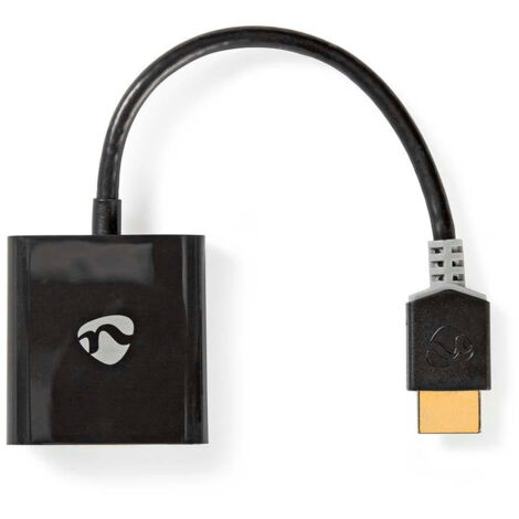 nedis CCBW34900AT02 adaptateur câble VGA HDMI antracite (1/5)