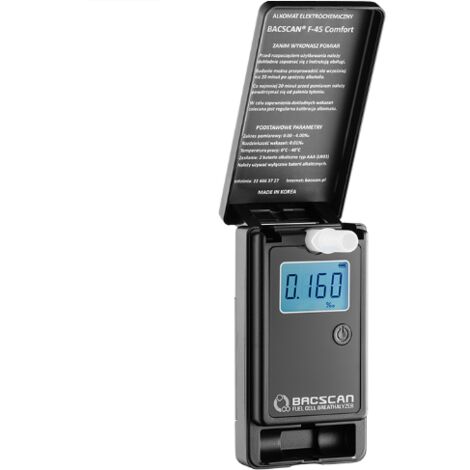 Bacscan F-45 Comfort alcootest électronique noir précis (1/5)