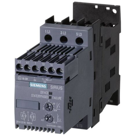 Démarreur progressif Siemens 3RW3014-1BB14 3RW30141BB14 Puissance moteur à 400 V 3.0 kW Puissance mo (1/4)
