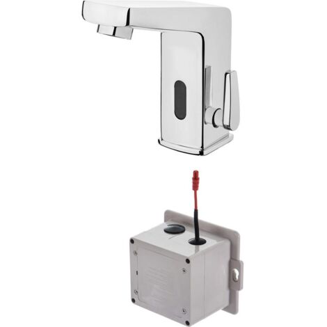 Deante Robinet de lavabo moderne chrome sans contact (1/3)