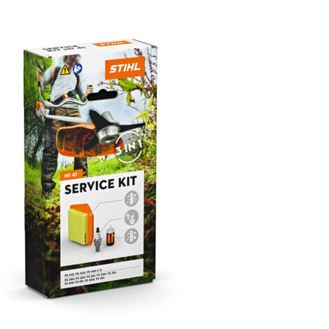 Stihl – Kit de service pour débroussailleuse – Filtre à air, filtre à carburant, bougie d'allumage – Entretien optimal pour modèles FS240, FS260, FS360, FS410, FS460