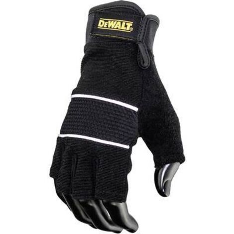 Gants de protection DeWalt dpg213l sans doigts résistants abrasion