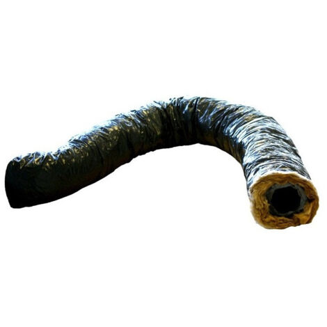 Gaine souple PVC isolée - GP ISO 200/25 ECOSOFT S&P UNELVENT - 813925  Diam 200 mm - isolation 25 mm - long. 6m