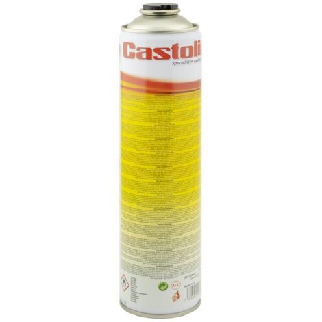 Cartouche de gaz 600 ml – Mélange propane/butane – Température de flamme 1700 °C – Compatible avec brûleurs Castolin (1/3)